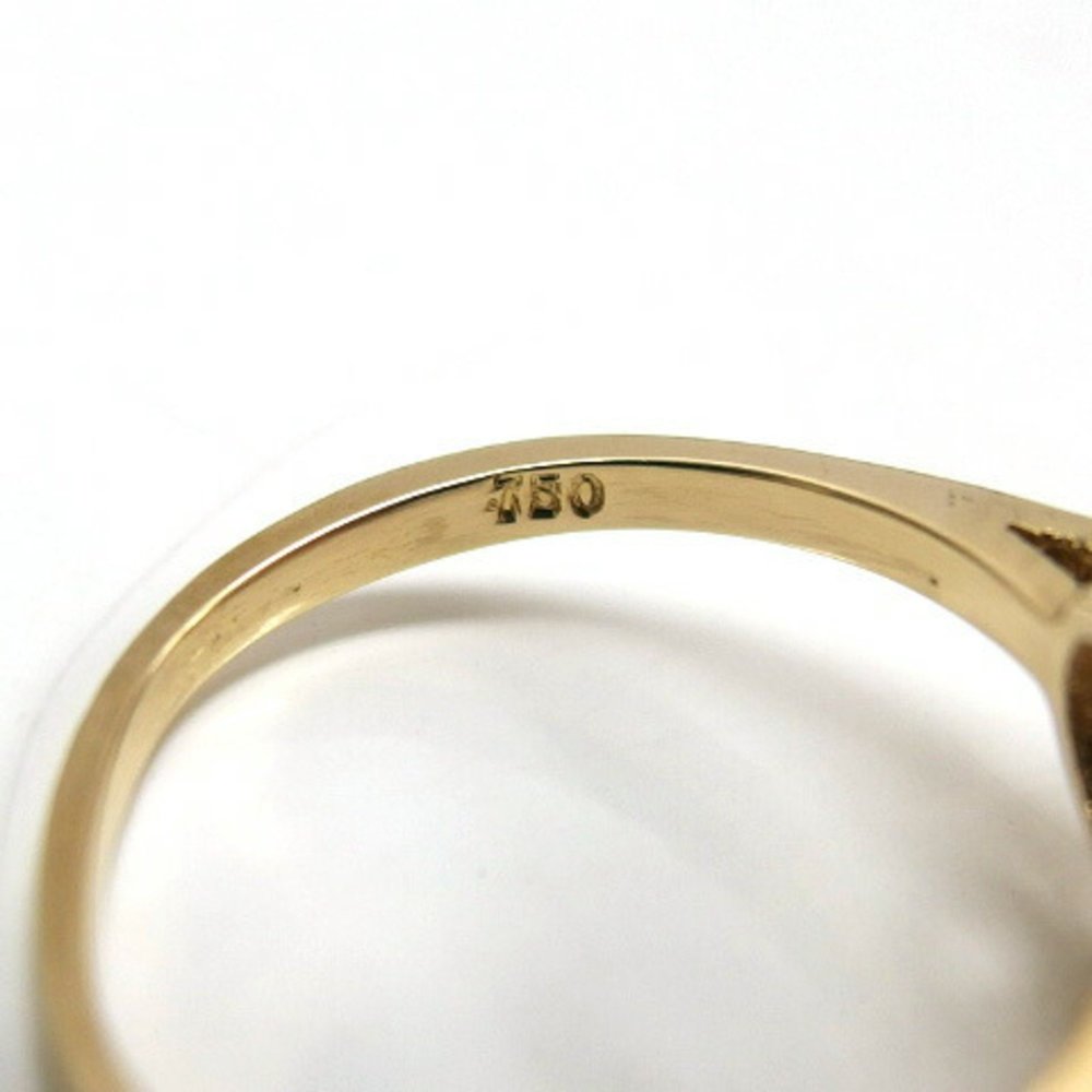 TIFFANY twist knot 1 grain diamond ring K18YG No. 12 - Picture 7 of 10